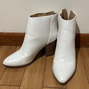 White Ankle Boots
